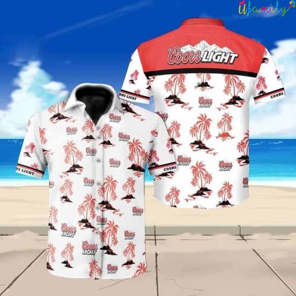 Island Coors Light Hawaiian Shirt