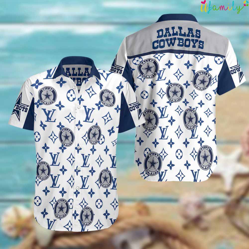 Dallas Cowboys Louis Vuitton Hawaiian Shirt