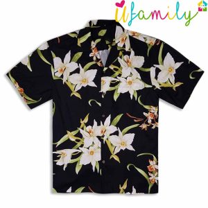 Flower Two Palms Hawaiian Shirts