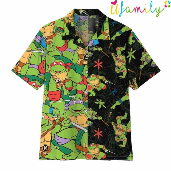 Funny Ninja Turtle Hawaiian Shirt