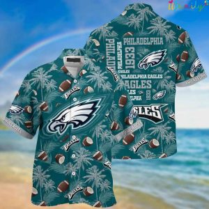 Funny Rugby Philadelphia Eagles Hawaiian Shirt