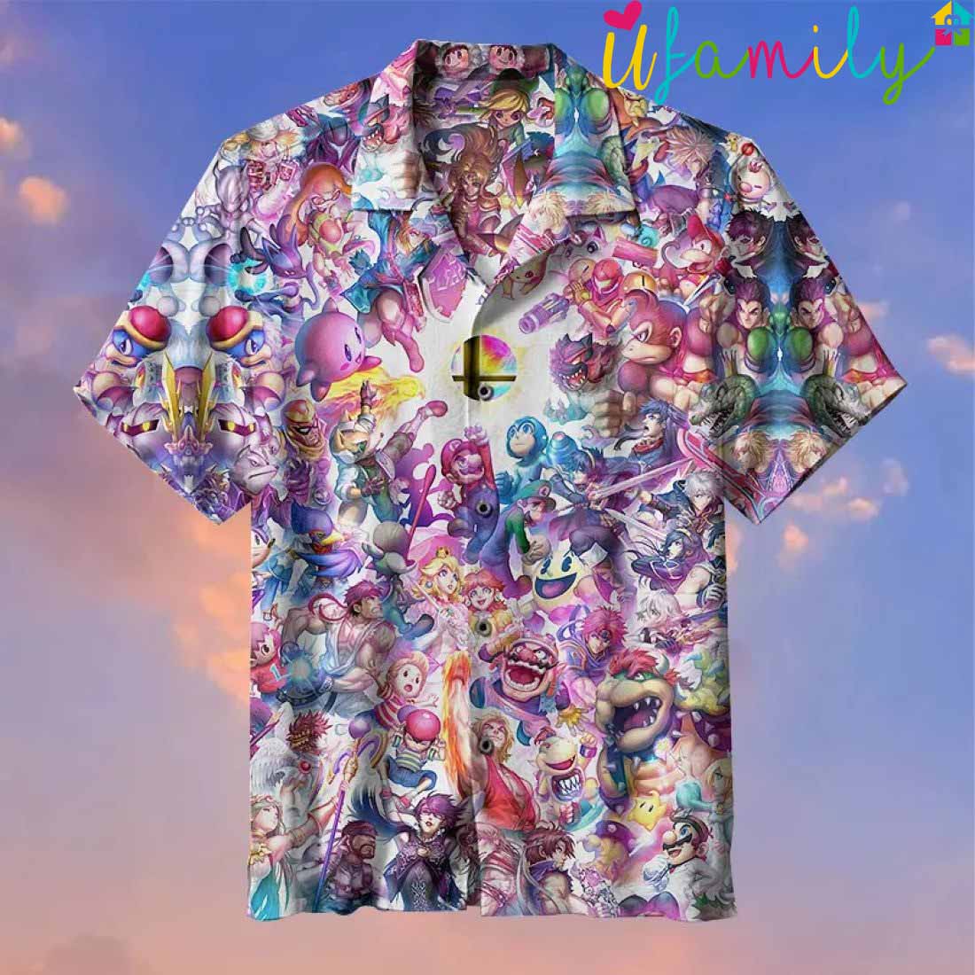 Game Nintendo Hawaiian Shirt