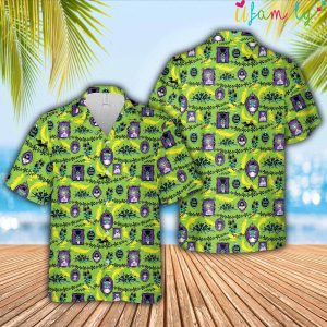 Green Haunted Mansion Hawaiian Shirt