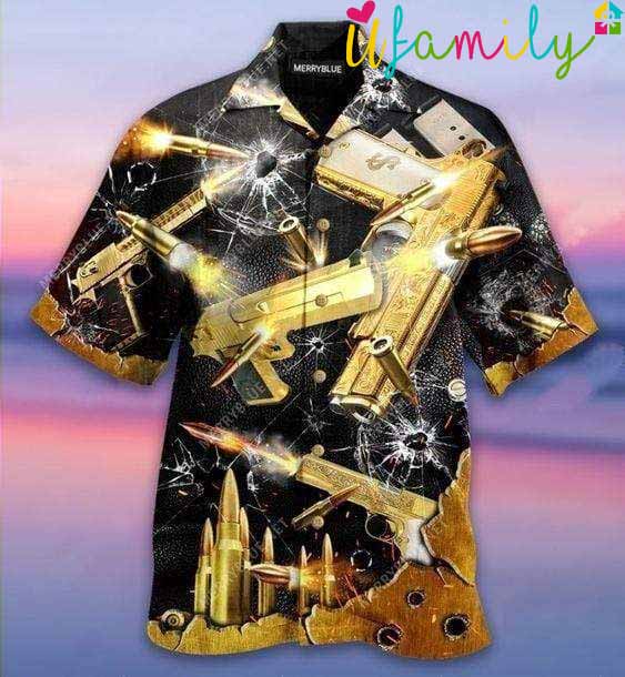Gun Ak 47 Hawaiian Shirt