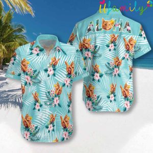 Hawaiian Cat FlowerCat In Hawaiian Shirt 1 1