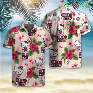 Hello Kitty Hawaiian Shirt