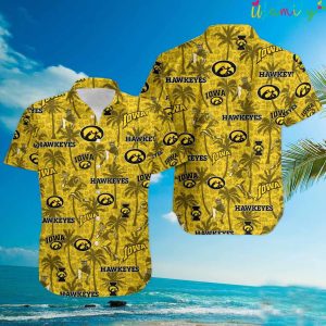 Iowa Hawkeyes Tropical Beach Hawaiian Shirt