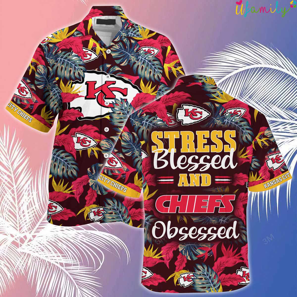 Kansas City Chiefs Mens Hawaiian Shirt