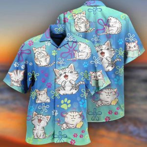 Love Cat Hawaiian Shirt 1 1