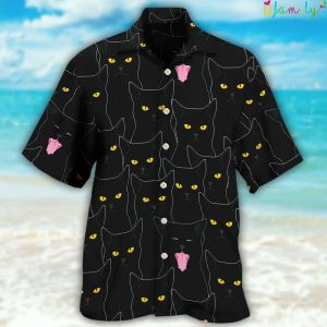 Loving Cat Looking At You Hawaiian Shirt 2