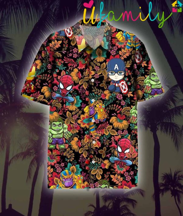 Marvel Spiderman Hawaiian Shirt