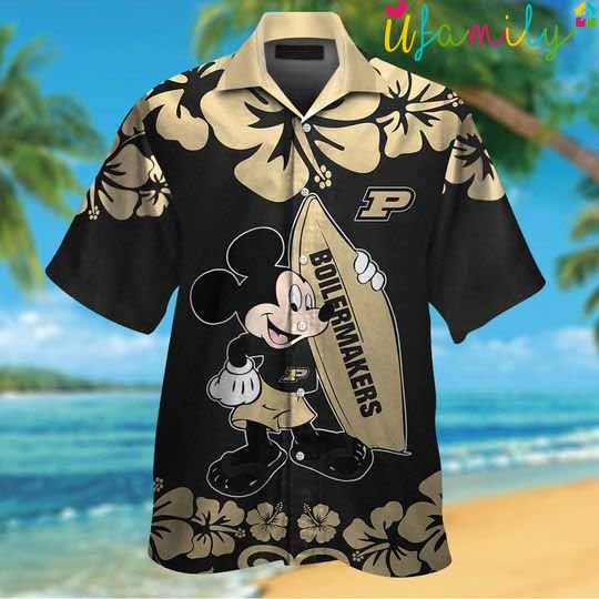 Mickey Mouse Purdue Hawaiian Shirt