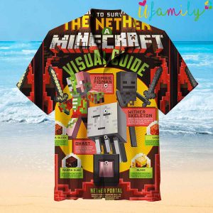 Minecraft Hawaiian Shirt