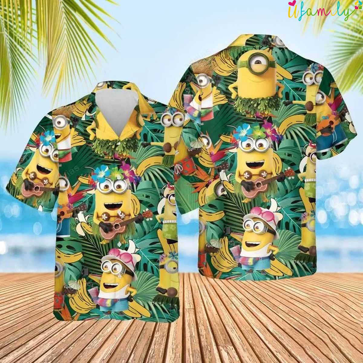 Minion Music Hawaiian Shirt