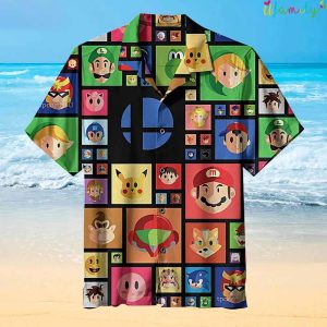 Nintendo Hawaiian Shirt
