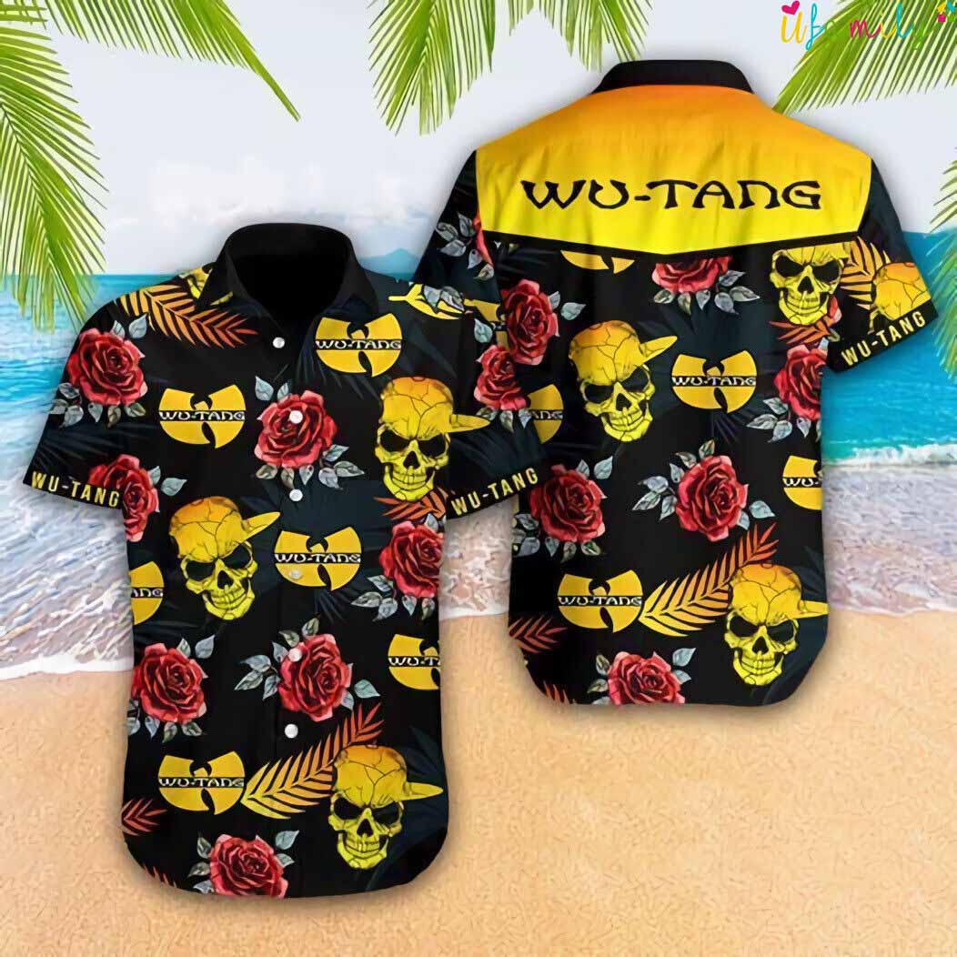 Skull Wu Tang Hawaiian Shirt
