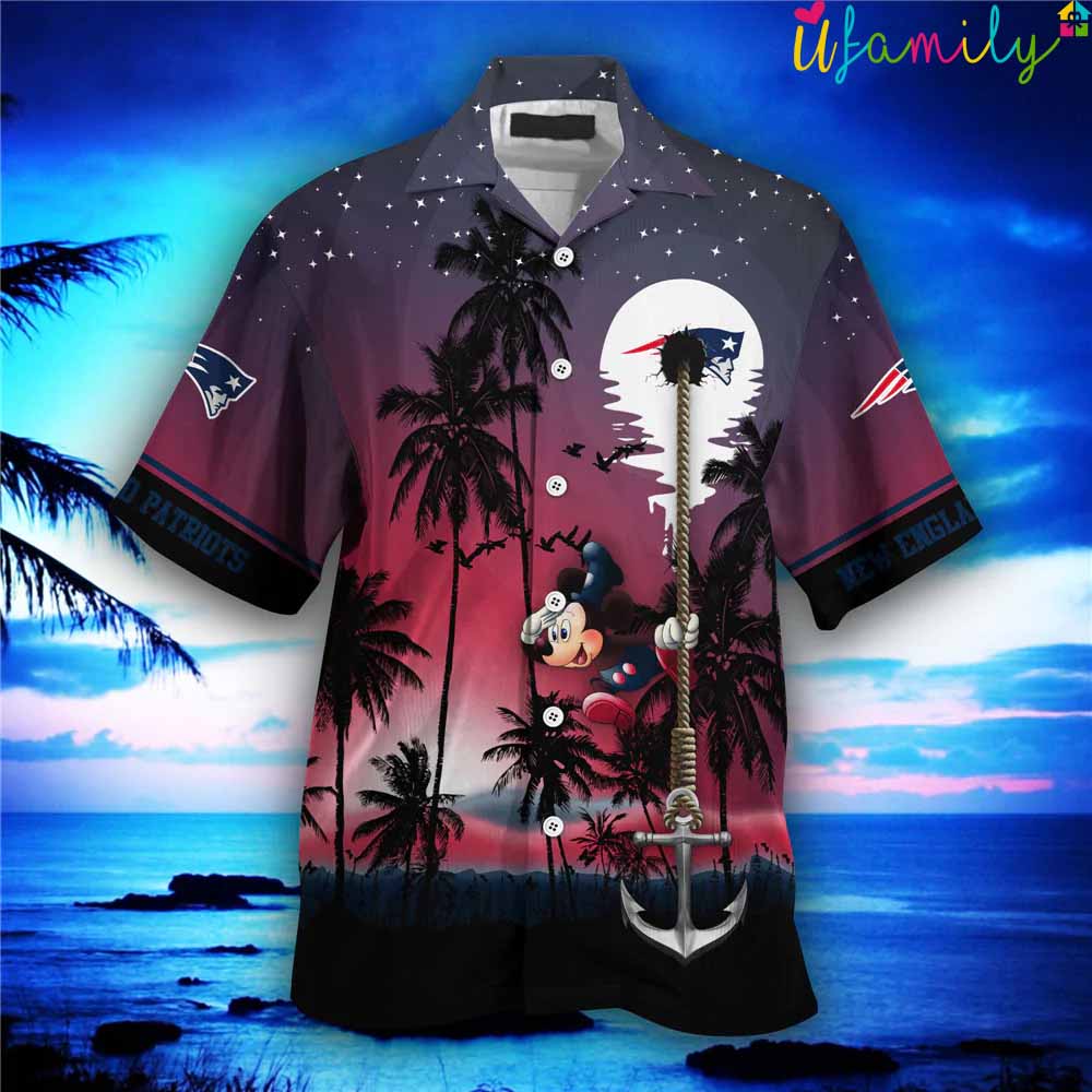 Sky Night New England Patriots Hawaiian Shirt