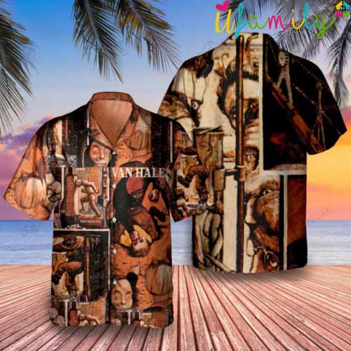 Summer Beach Van Halen Hawaiian Shirt