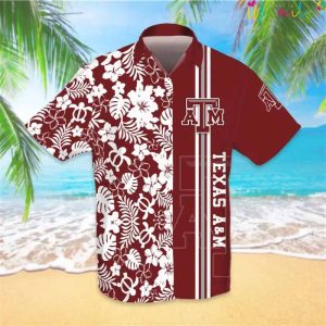 Texas A&M Tropical Beach Hawaiian Shirt