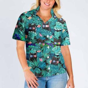 Tropical Cat Fourth Of July Hawaiian Shirt 3