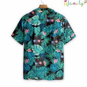Tropical Cat Fourth Of July Hawaiian Shirt 5