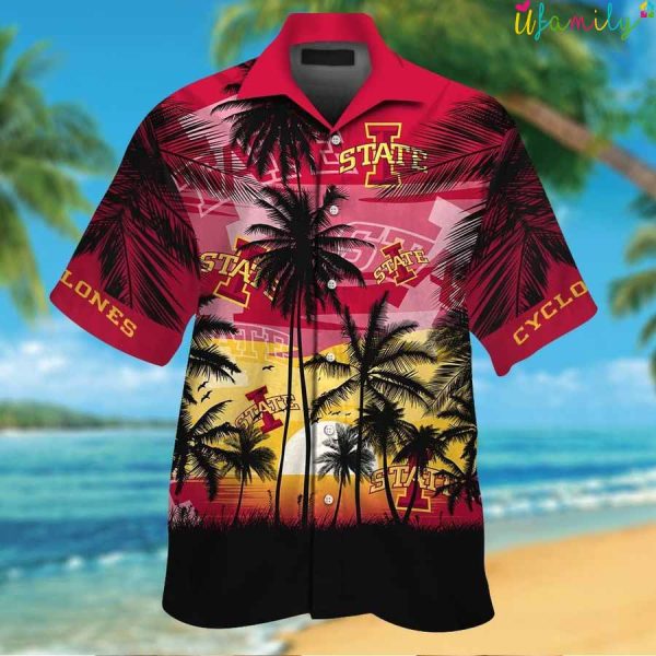 Tropical Iowa State Hawaiian Shirt