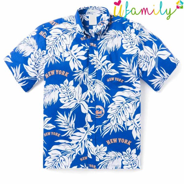 Tropical Ny Mets Hawaiian Shirt