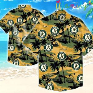 Tropical Oakland A’S Hawaiian Shirt