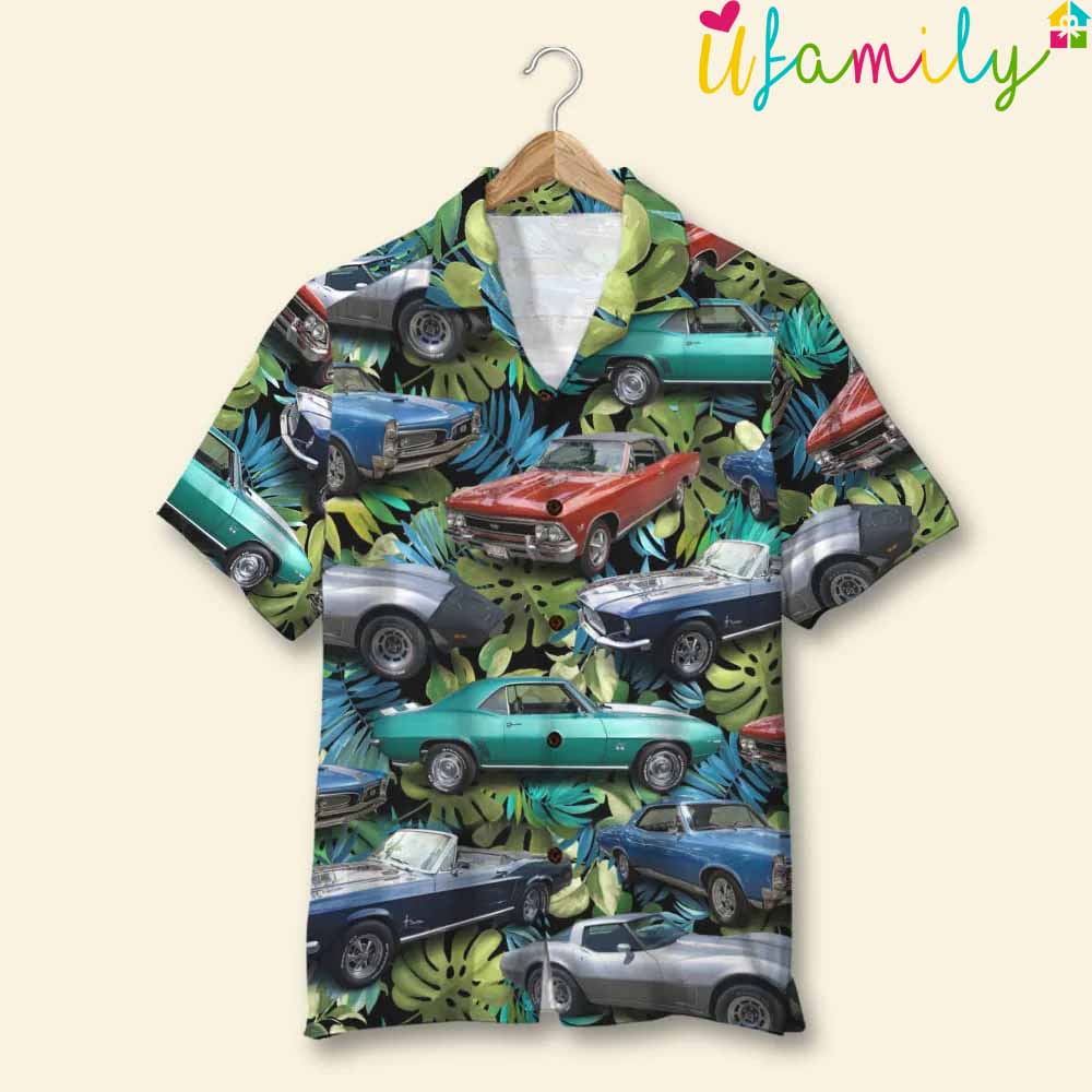 Tropical Tree Mopar Hawaiian Shirt