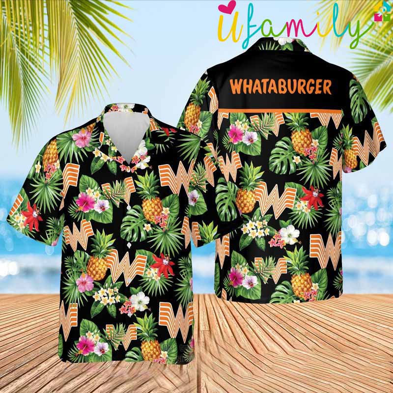 Tropical Whataburger Hawaiian Shirt - Thoughtful Personalized Gift For ...