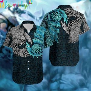 Ying Yang Ravens Hawaiian Shirt