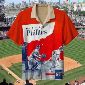 1949 Philadelphia Phillies Hawaiian Shirt