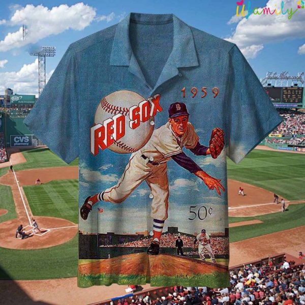 1959 Boston Red Sox Retro Hawaiian Shirt