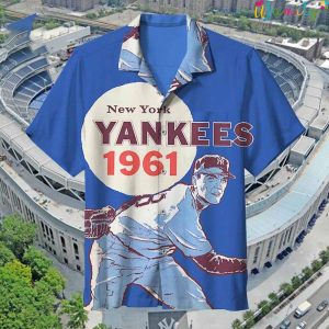 1961 New York Yankees Retro Hawaiian Shirt