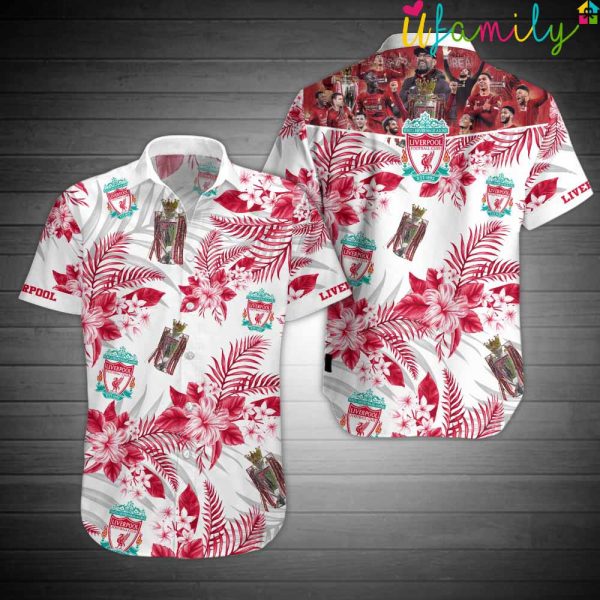 3D Liverpool Hawaiian shirt