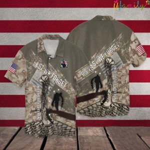 4th Of July Independence Day Memorial Day Lest We Forget United State Veteran Hawaiian Shirt