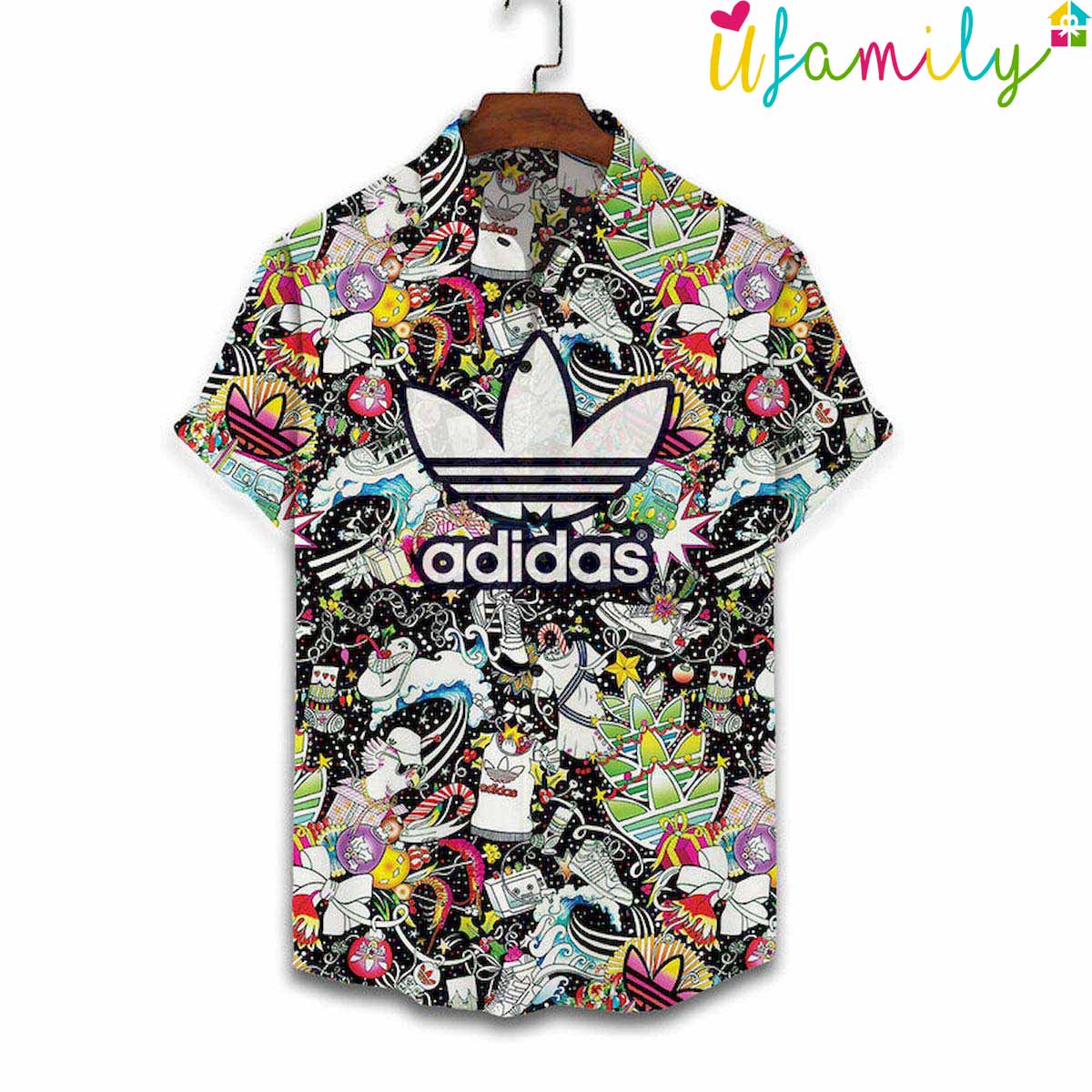 Adidas Hawaiian shirt