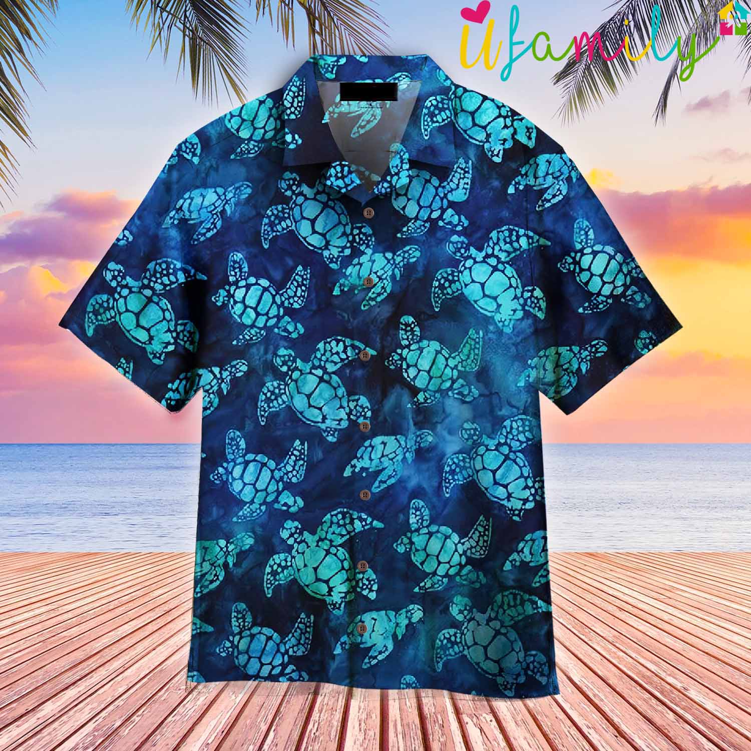 Alula Beach With Turtles Hawaiian Shirt