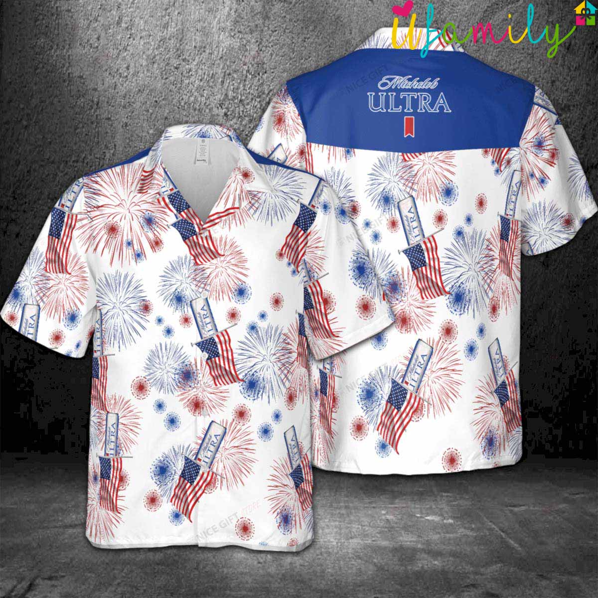 American Michelob Ultra Hawaiian Shirt