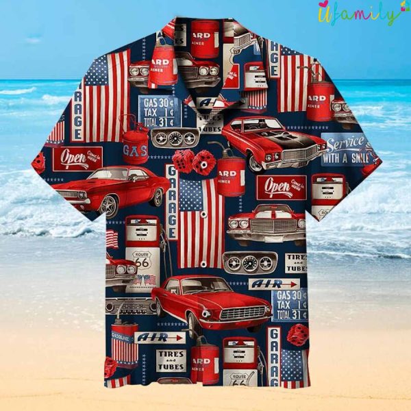American Mustang Hawaiian Shirt