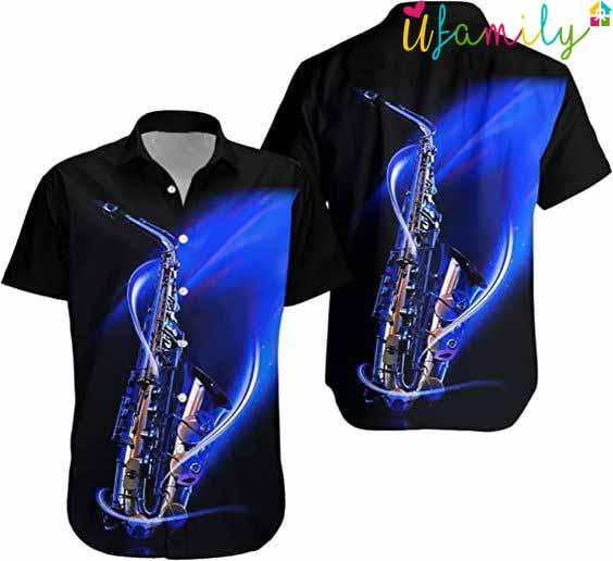 Careless Whisper Saxophone Sheet Music Hawaiian Shirt
