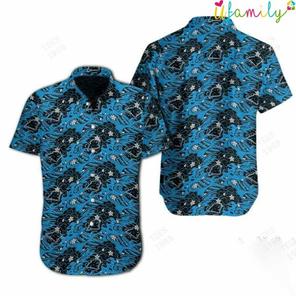 Carolina Panthers Great Waves Of Japanese Hawaiian Shirt