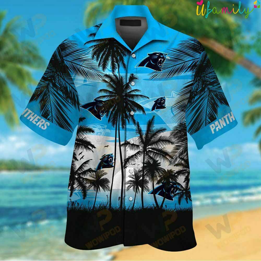 Carolina Panthers Tropical Hawaiian Shirt