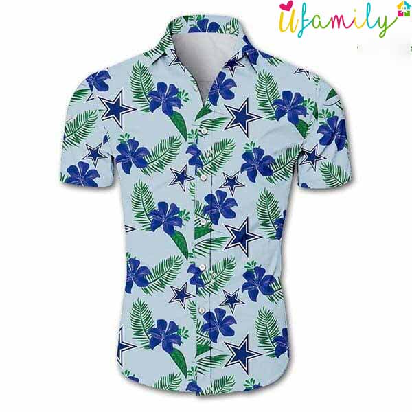 Dallas Cowboys And Flower Hawaiian Shirt