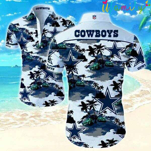 Dallas Cowboys Beach Island Hawaiian Shirt