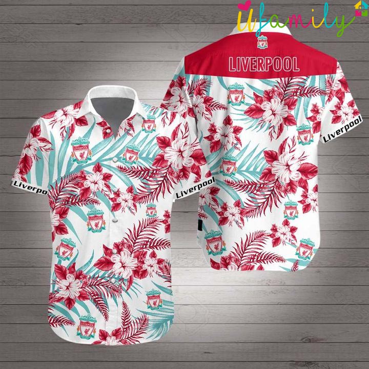Flower Liverpool Hawaiian shirt