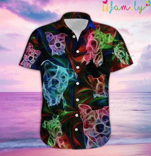 Fun By Pitbull Neon Hawaiian Shirt