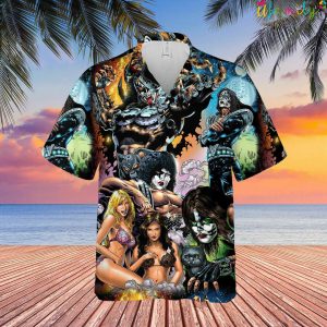 Funny Kiss Hawaiian Shirt