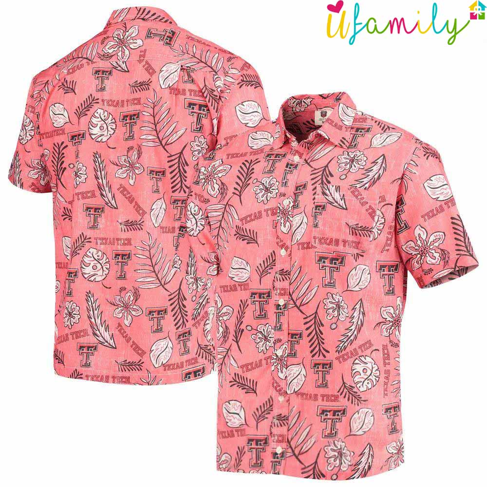 Funny Red Texas Tech Hawaiian Shirt