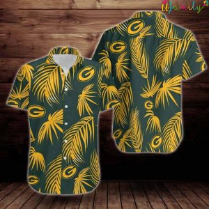 Green Bay Packers Flower Hawaiian Shirts